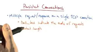 Persistent Connections - Georgia Tech - Network Congestion