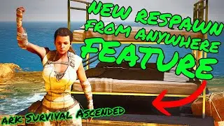 NEW RESPAWN FROM ANYTHWERE FEATURE IN Ark Survival Ascended! How to use the instakill feature!!!