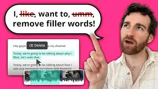 How to Automatically Remove "umms" and "uhs" From Videos (Filler Word Remover)