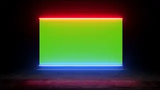 Neon light moving, green screen neon light frame effect, light moving background, neon overlay frame