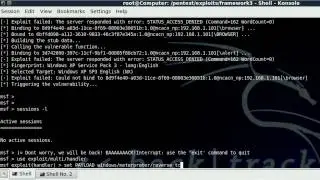 Man In The Middle (MITM) Attack (ettercap, metasploit, sbd)    (made by g0tmi1k)