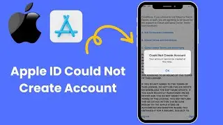 Could Not Create Account Your account cannot be created at this time on iPhone - iPad (2025)