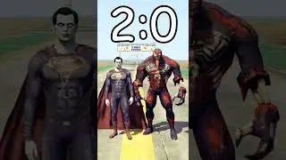 ZOMBIE SUPERMAN vs ZOMBIE VENOM in GTA 5! (BATTLES) 