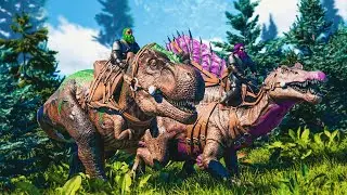 Taming a Rex And Spino | ARK Fjordur | EP 3