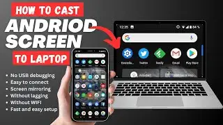 Cast Android Screen on PC Like a PRO || How to Mirror Mobile Screen to Laptop.