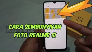 Cara sembunyikan foto Realme 5i