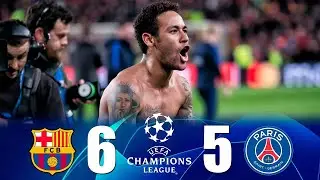 FC Barcelona 6 x 5 PSG (Neymar Heroic Performance) ● UCL 2017 Extended Highlights & Goals HD