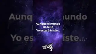 Nadie sabrá jamás, cuánto te quise... 💔