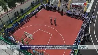 DXX kubogi musobaqalarida 3-o‘rinni egallagan jamoa uchun sport maydoni  foydalanishga topshirildi