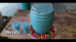 Como preparar AGUA DE CHICLE (deliciosa y muy refrescante 😍😋🤤)