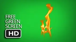 Free Green Screen - Fire Torch HD