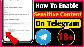 How to Enable Sensitive Content on Telegram. How to solve telegram this channel cannot be display