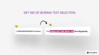 CSS Tips That Will Make You a Smarter Developer | Customize Text Selection