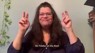 Fiddler on the Roof | ASL-Interpreted Performance Introduction