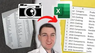 NEUE Excel-Funktion: Bild in Tabelle umwandeln! 📷 [einfügen von Daten aus einem Bild in Excel]