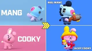 Original BT21 VS BT21 Skins Animation