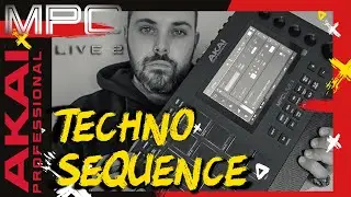 AKAI MPC LIVE 2 - TECHNO SEQUENCE PERFORMANCE -