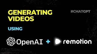 Can ChatGPT create videos with Code? (ReMotion with React) 