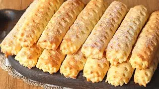 No one will guess how you made it! Curd cookies. Sugar tubes!