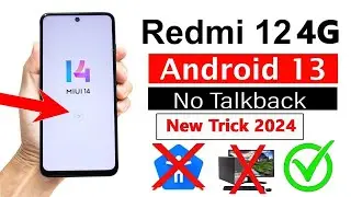 Redmi 12 4G Frp Bypass  | Redmi 12 Google Account  Remove | New Trick 2024 | MIUI 14 Frp Bypass