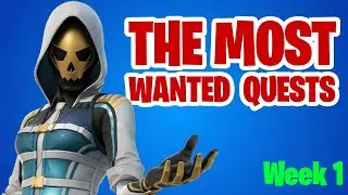 Fortnite MOST WANTED QUESTS Guide  - How to Raise Heat Level and MORE!