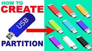 How to Create USB Multi partitions? | 1 USB se 10 usb ka Kam lay