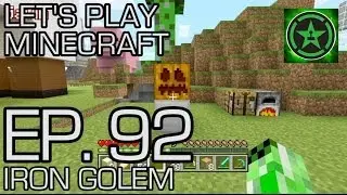 Lets Play Minecraft: Ep. 92 - Iron Golem