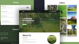 How To Make A Small Business Website From Scratch, Using Only HTML & CSS | Lawncare Website Design