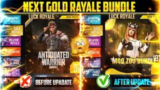 next gold Royale Bundle in free fire | Free fire Next gold royale Bundle After Ob 35 Update