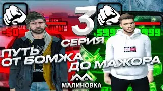 ПУТЬ ОТ БОМЖА ДО МАЖОРА НА МАЛИНОВКА РП В GTA CRMP #3