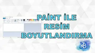 Paint kullanarak resim yeniden boyutlandırma boyut küçültme işlemi nasıl yapılır
