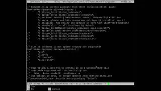 Ubuntu Configure Security Updates Manually