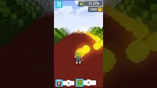 USING JETPACK IN SUBWAY SURFERS MINECRAFT #minecraft #subwaysurfers