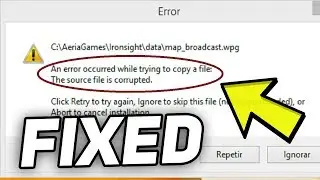 2024 Fix: An error occurred while trying to copy a file. The source file is corrupted in Windows