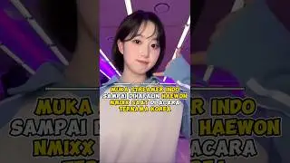 Muka streamer Indo sampai dihafalin Haewon NMIXX saat di acara ternama korea 