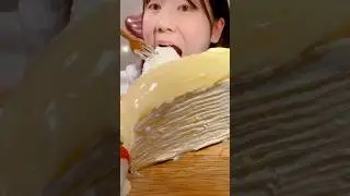 crepe cake😋 MIYU ASMR 