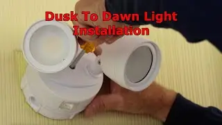 How To Install An Outdoor Security Light / Dusk To Dawn