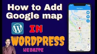How to add Google map in WordPress Footer | google map in WordPress using Elementor