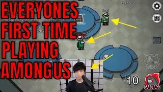 Sykkuno first time playing Among Us (Among Us first time playing w/Toast, Scarra, Lilypichu & more)