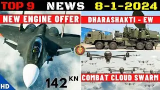 Indian Defence Updates : 142 Kn Engine For Su-30,Dharashakti EW Ready,Combat Cloud Swarm Drones