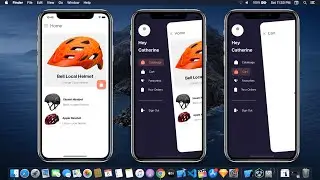 Stylish And Custom Navigation Menu Using SwiftUI - SwiftUI Complex UI Tutorials - SwiftUI Tutorials