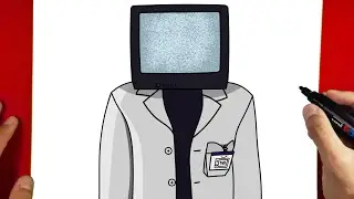How to Draw Scientist TV Man - Skibidi Toilet