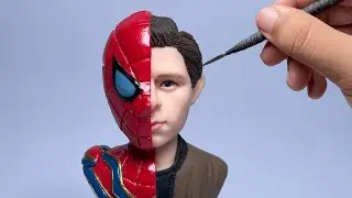 Sculpting Spider-Man from Clay  