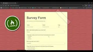 Creating a Survey Form with JavaScript Project | Interactive Forms | Web Design | Form Validation