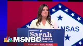 The Honor Of A Lifetime: Sarah Huckabee Sanders Becomes First Woman Governor Of Arkansas