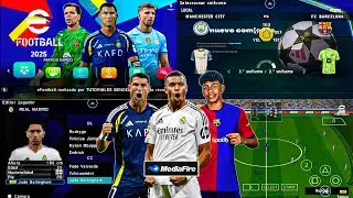 eFootball PES 2025 PPSSPP FULL TRANSFERS CAMERA PS5 🔥🔥🔥