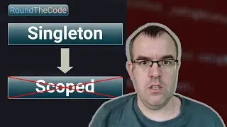 Why singleton hates scoped injection in .NET dependency injection