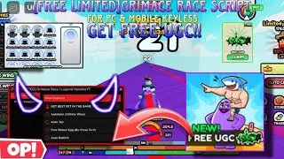 [Free Limited]Grimace Race Script Latest Super Op Get Ugc & Get Op Pets For Pc & Mobile Keyless