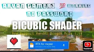 RTX Shader for MCPE 1.21|| Render dragon Shader MCPE 1.21|| realistic Minecraft pe|| IN Hindi ||