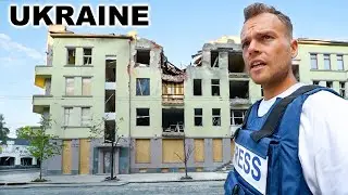 Inside East Ukraine War Zone (surrounded by bombing)